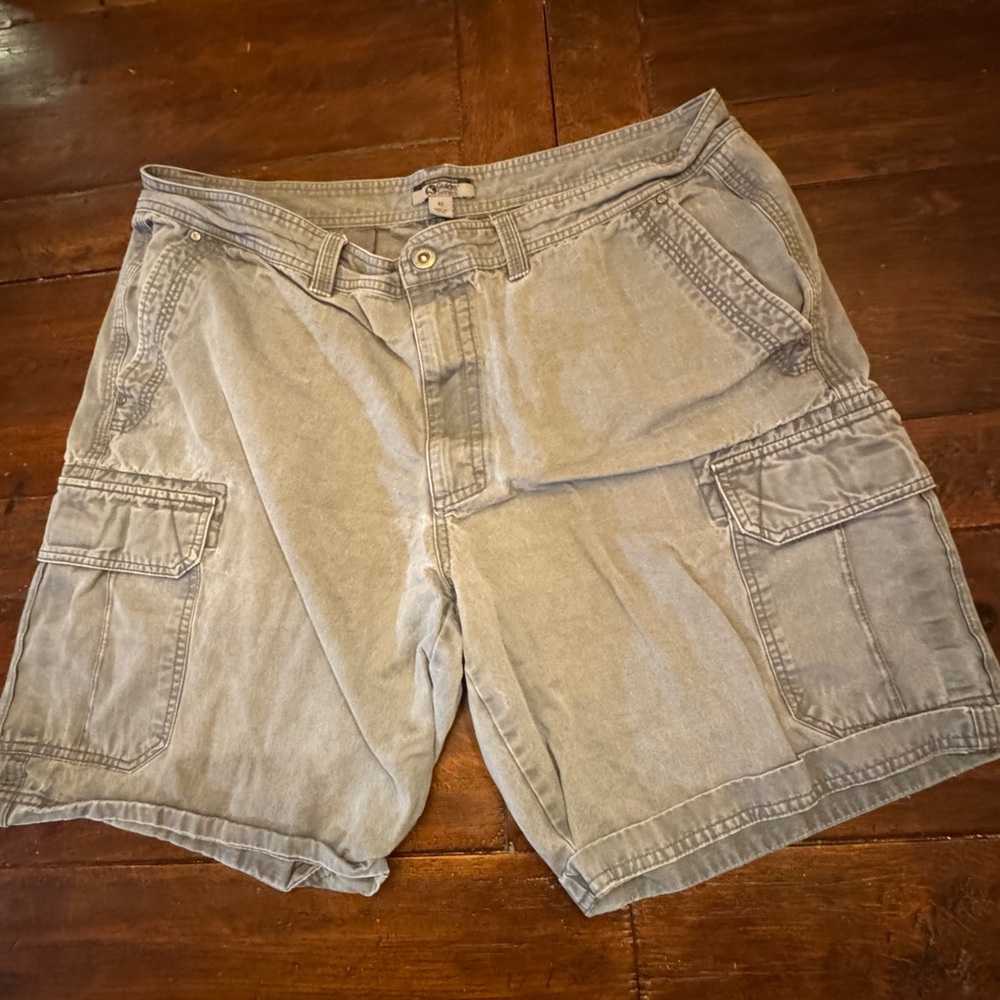 Men's Guide Series Gray Green Cargo Shorts